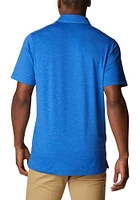 Columbia Kentucky Wildcats Mens Blue Tech Trail Short Sleeve Polo