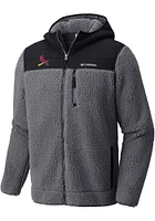 Columbia St Louis Cardinals Mens Grey Mountainside Light Weight Jacket