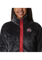 Columbia Ohio State Buckeyes Womens Black Fire Side II Light Weight Jacket