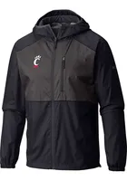 Columbia Cincinnati Bearcats Mens Black Flash Forward Light Weight Jacket