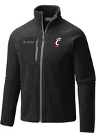 Columbia Cincinnati Bearcats Mens Black Fast Trek II Medium Weight Jacket