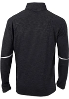 Columbia Purdue Boilermakers Mens Black Scorecard Long Sleeve Qtr Zip Pullover