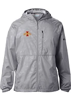 Columbia Iowa State Cyclones Mens Grey Camo Flash Forward Light Weight Jacket