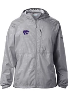 Columbia K-State Wildcats Mens Grey Camo Flash Forward Light Weight Jacket