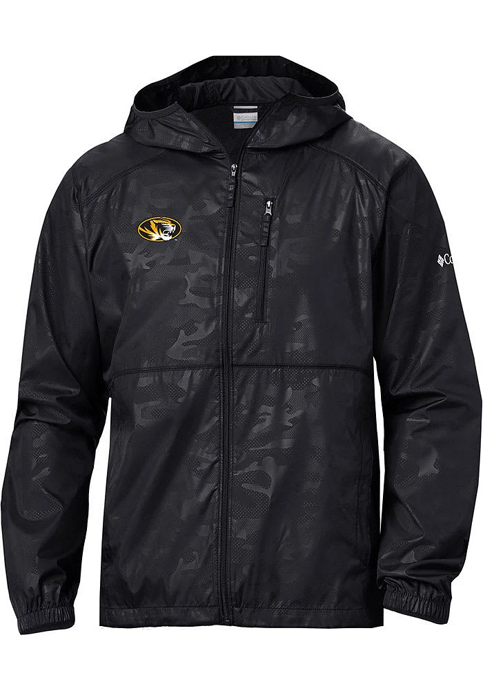 Columbia Missouri Tigers Mens Black Camo Flash Forward Light Weight Jacket