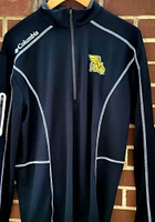 Columbia Missouri Western Griffons Mens Black Shotgun Long Sleeve Qtr Zip Pullover