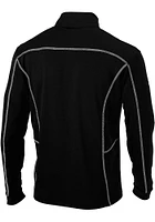 Columbia Nebraska Cornhuskers Mens Black Shotgun Long Sleeve Qtr Zip Pullover