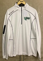 Columbia North Texas Mean Green Mens Shotgun Long Sleeve Qtr Zip Pullover