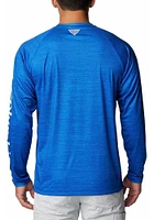 Columbia Kentucky Wildcats Blue Terminal Tackle Heathered Long Sleeve T-Shirt