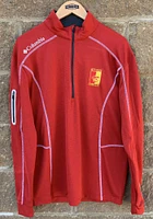Columbia Pitt State Gorillas Mens Red Shotgun Long Sleeve Qtr Zip Pullover