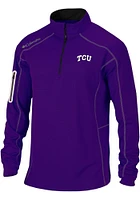Columbia TCU Horned Frogs Mens Shotgun Long Sleeve Qtr Zip Pullover
