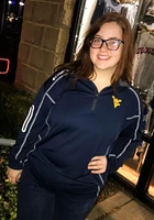 Columbia West Virginia Mountaineers Mens Navy Blue Shotgun Long Sleeve Qtr Zip Pullover