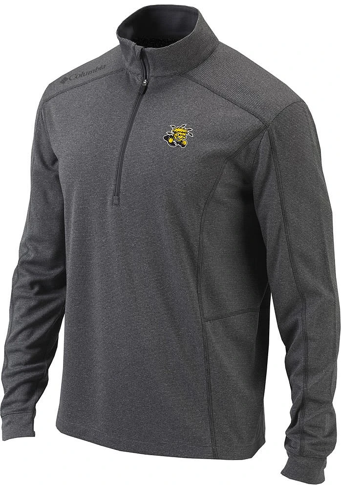Columbia Wichita State Shockers Mens Shotgun Long Sleeve Qtr Zip Pullover