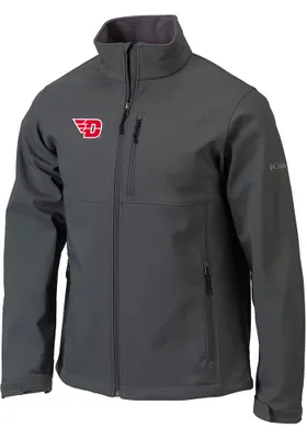 Columbia Dayton Flyers Mens Charcoal Ascender Heavyweight Jacket