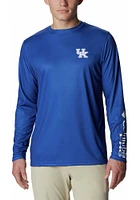 Columbia Kentucky Wildcats Blue PHG Terminal Flag Long Sleeve T-Shirt