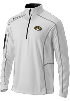 Columbia Missouri Tigers Mens Shotgun Long Sleeve Qtr Zip Pullover