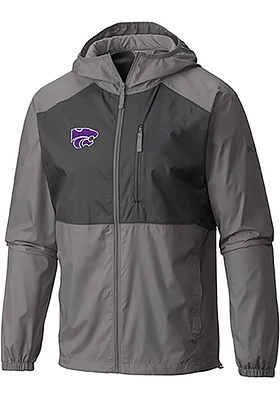 Columbia K-State Wildcats Mens Grey Flash Forward Light Weight Jacket