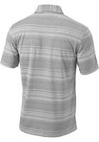 Columbia K-State Wildcats Mens Grey Slide Short Sleeve Polo