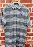 Columbia K-State Wildcats Mens Grey Slide Short Sleeve Polo