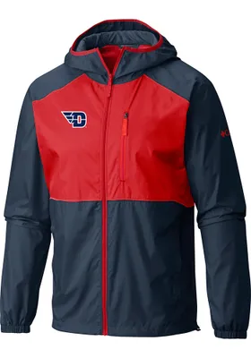 Columbia Dayton Flyers Mens Navy Blue Flash Forward Light Weight Jacket