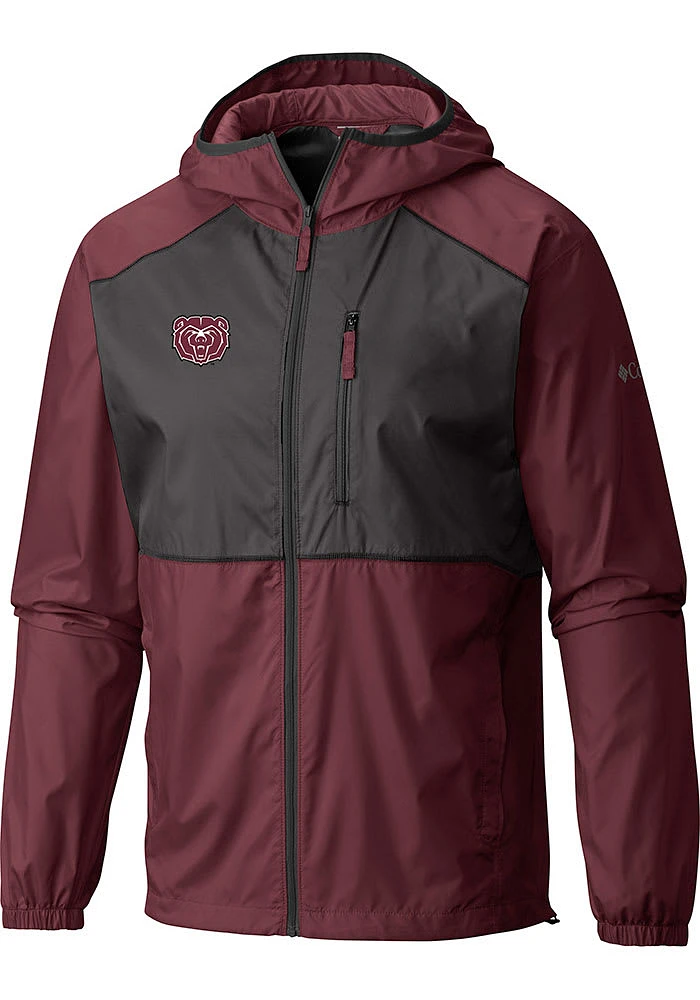 Columbia Missouri State Bears Mens Maroon Flash Forward Light Weight Jacket