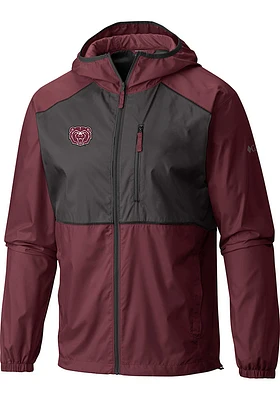 Columbia Missouri State Bears Mens Maroon Flash Forward Light Weight Jacket
