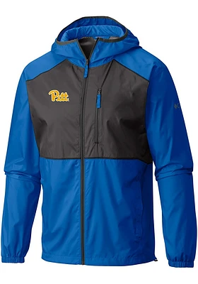 Columbia Pitt Panthers Mens Blue Flash Forward Light Weight Jacket