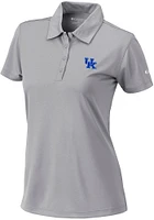 Columbia Kentucky Wildcats Womens Heat Seal Birdie Polo Short Sleeve Shirt