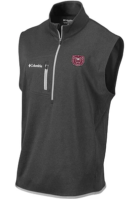 Columbia Missouri State Bears Mens Charcoal Explorer Sleeveless Jacket