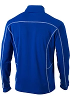 Columbia Saint Louis Billikens Mens Blue Shotgun Version Long Sleeve Qtr Zip Pullover
