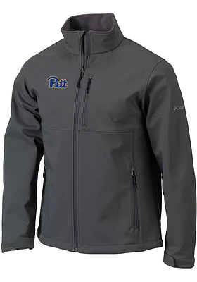 Mens Pitt Panthers Columbia Ascender Heavyweight Jacket - Charcoal