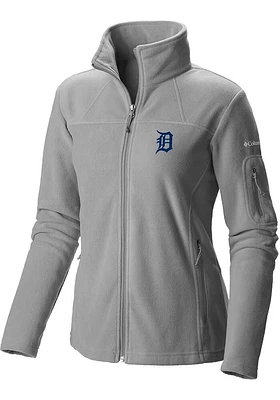Columbia Detroit Tigers Womens Grey Give and Go Light Weight Jacket