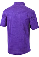 Columbia K-State Wildcats Mens Purple Omni-Wick Set Short Sleeve Polo
