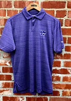 Columbia K-State Wildcats Mens Purple Omni-Wick Set Short Sleeve Polo
