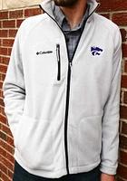 Columbia K-State Wildcats Mens Grey Fast Trek Medium Weight Jacket