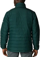 Mens Michigan State Spartans Columbia Powder Lite Heavyweight Jacket - Green