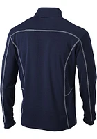 Columbia Duquesne Dukes Mens Navy Blue Shotgun Long Sleeve Qtr Zip Pullover