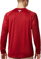 Columbia Oklahoma Sooners Crimson Terminal Tackle Long Sleeve T-Shirt