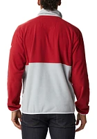 Columbia Oklahoma Sooners Mens Crimson Bowl Back Fleece Medium Weight Jacket