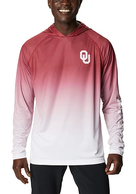 Columbia Oklahoma Sooners Mens Crimson Super Terminal Tackle Hood