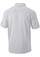 Columbia Michigan State Spartans Mens Grey Invite Short Sleeve Polo