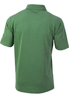 Columbia Michigan State Spartans Mens Green Heather Sunday Short Sleeve Polo