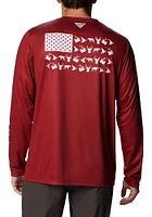 Columbia Oklahoma Sooners Crimson PHG Terminal Tackle Long Sleeve T-Shirt