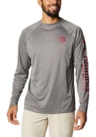Columbia Texas A&M Aggies Charcoal Terminal Tackle Long Sleeve T-Shirt