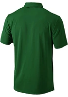 Columbia Baylor Bears Mens Green Drive Short Sleeve Polo