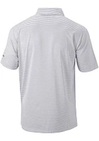 Columbia Indiana Hoosiers Mens Grey Club Invite Short Sleeve Polo
