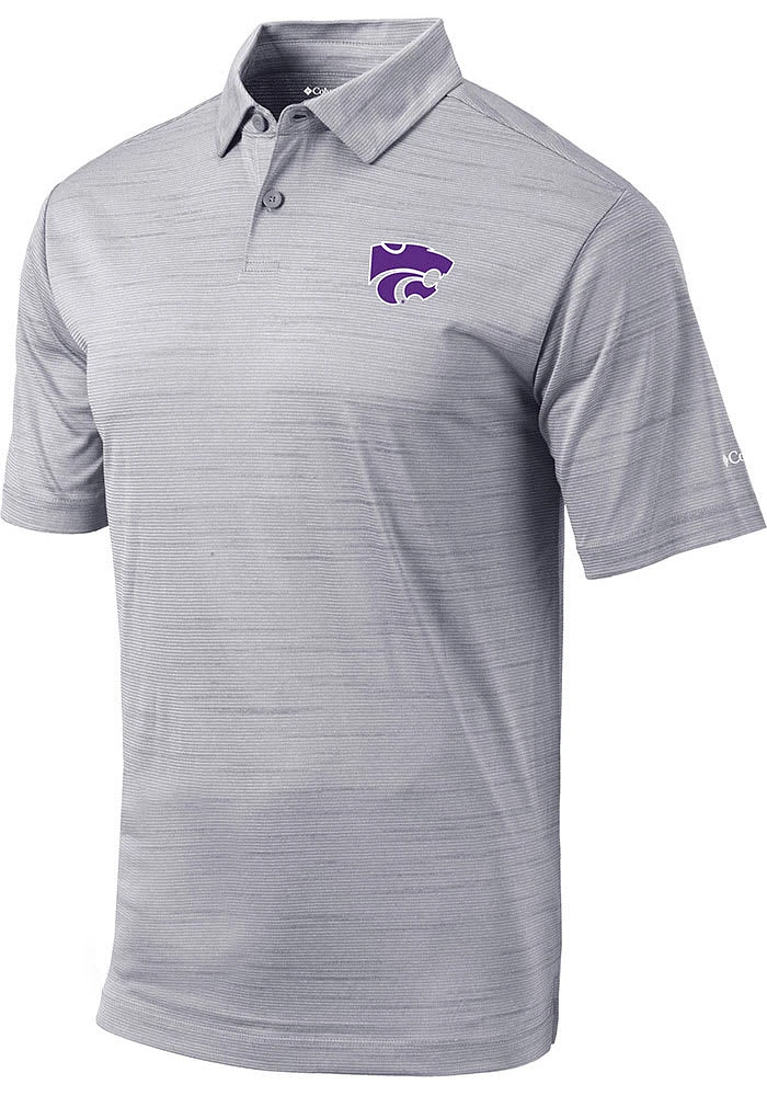 Columbia K-State Wildcats Mens Set Short Sleeve Polo