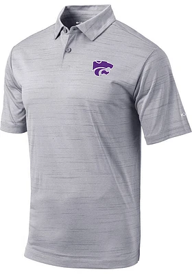 Columbia K-State Wildcats Mens Set Short Sleeve Polo
