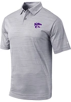 Columbia K-State Wildcats Mens Set Short Sleeve Polo
