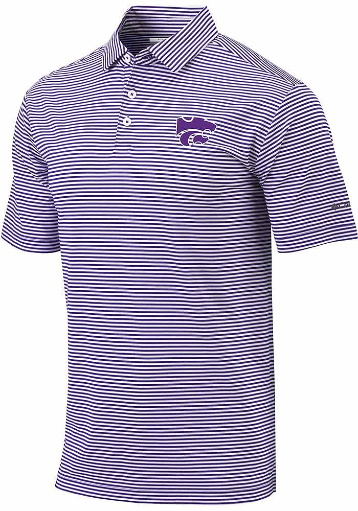 Columbia K-State Wildcats Mens Club Invite Short Sleeve Polo